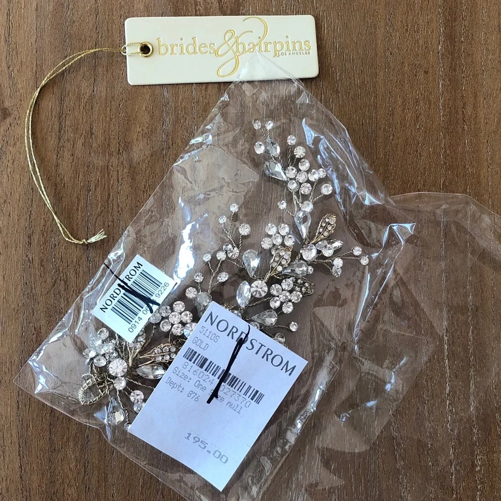 Brides & Hairpins RAHAB CLIP in 14k Gold